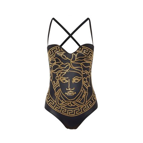 cheap versace bathing suit|versace medusa bikini.